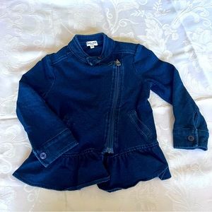 Splendid Light Jacket with Zipper.   Soft fabric.  18-24 Months.